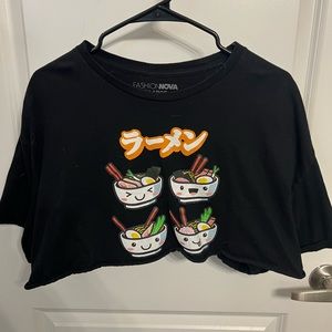 Ramen crop top